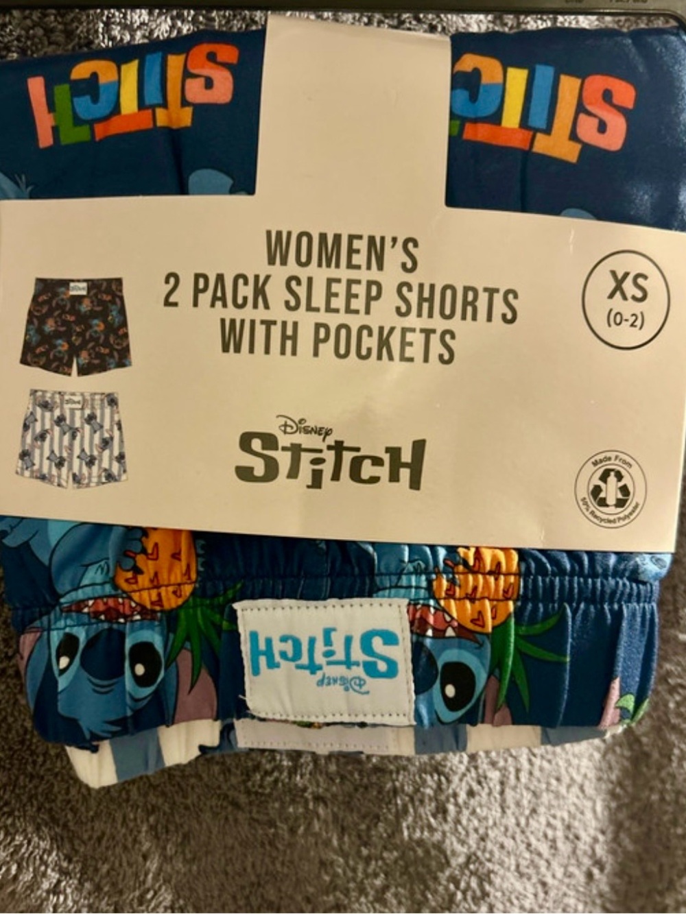 Women’s XS Stitch Sleep Shorts - Pack
